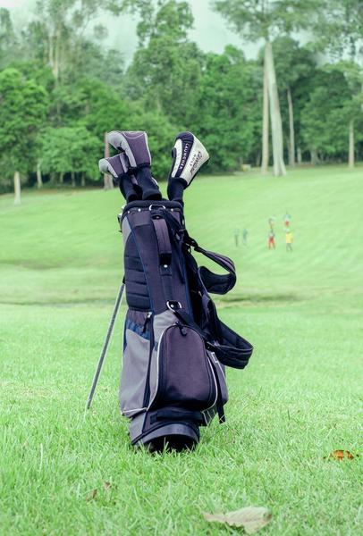 Personalized Golf Bag / Shoe Bag: personalized golf gift idea (stock photo)